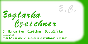 boglarka czeichner business card